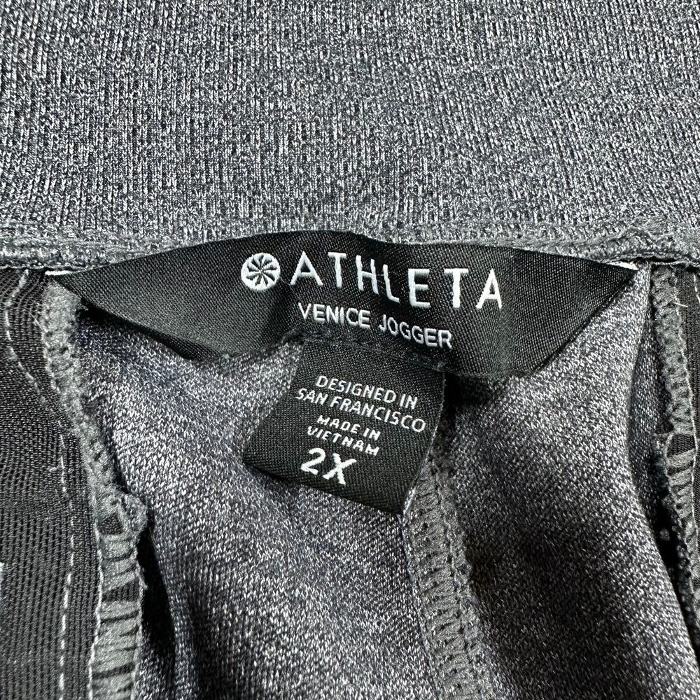 Athleta Venice Jogger High Rise Gray Pants Women's Size 2X FLAWED - Picture 6 of 11